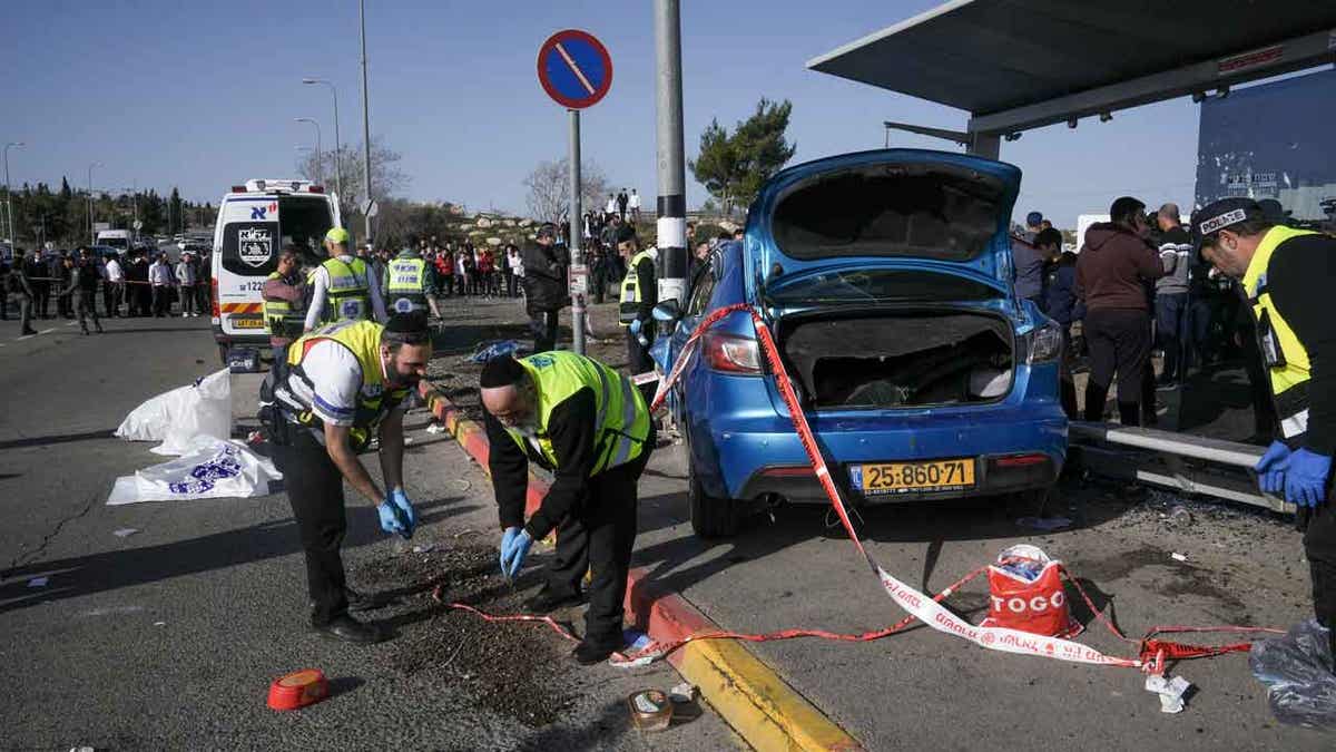 car accident site in Jerusalem