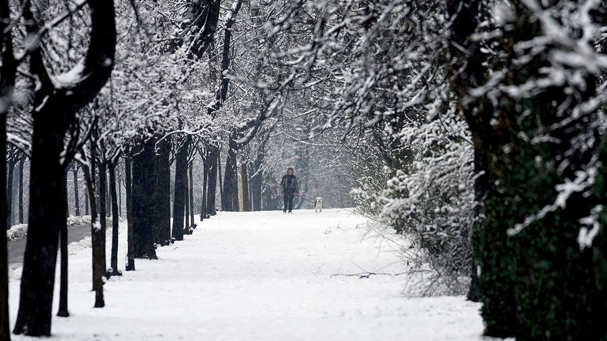 Croatia snowstorm