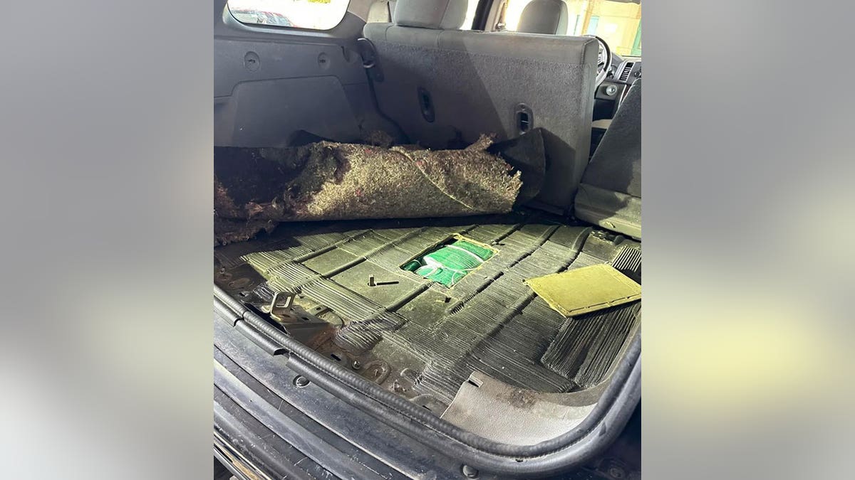 drugs found in floor of car at El Paso border checkpoint
