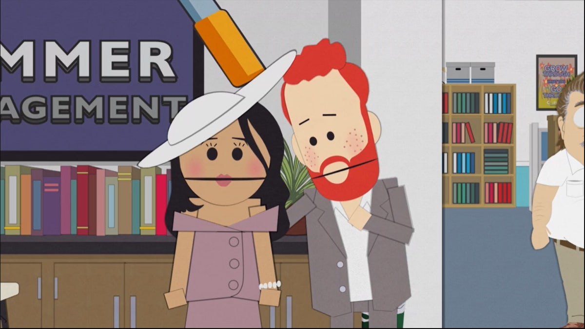 Harry and Meghan 'South Park' spoof