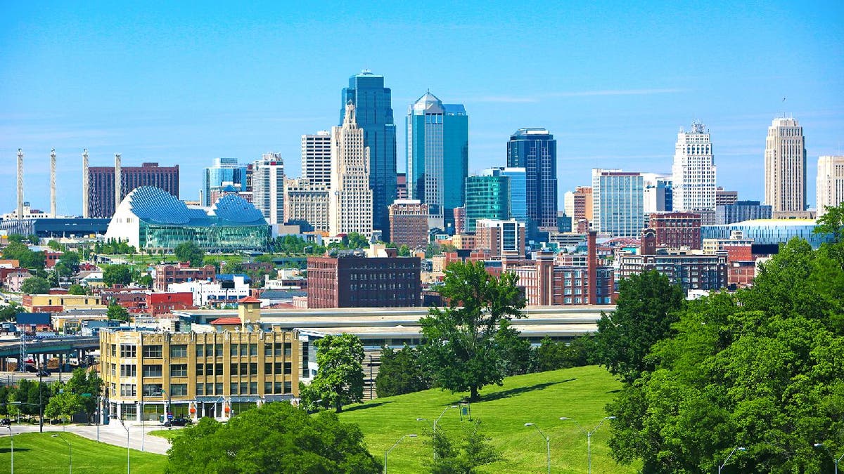 Kansas City skyline up close