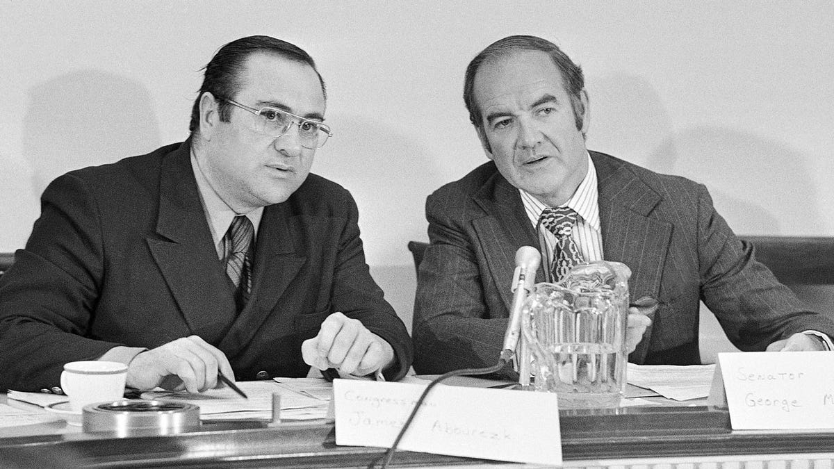 James Abourezk and George McGovern