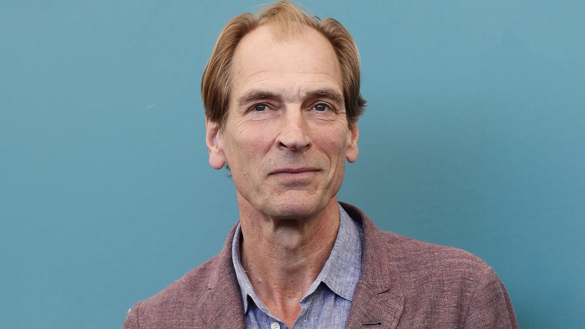 Julian Sands on red carpet in Italy