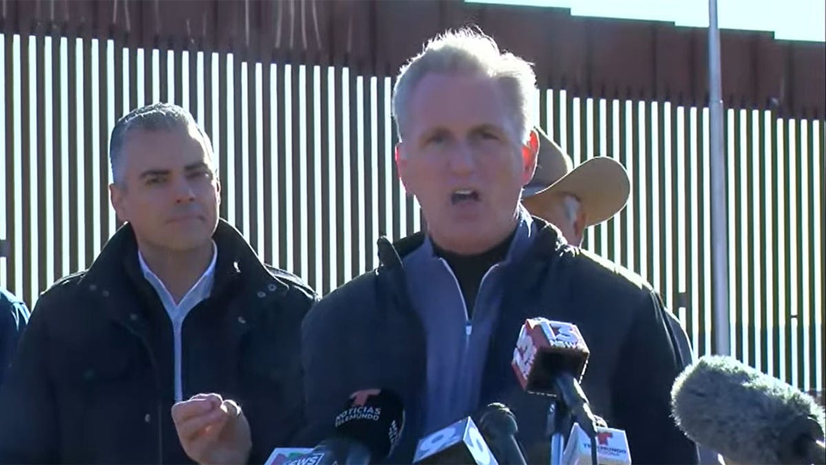 McCarthy presser border