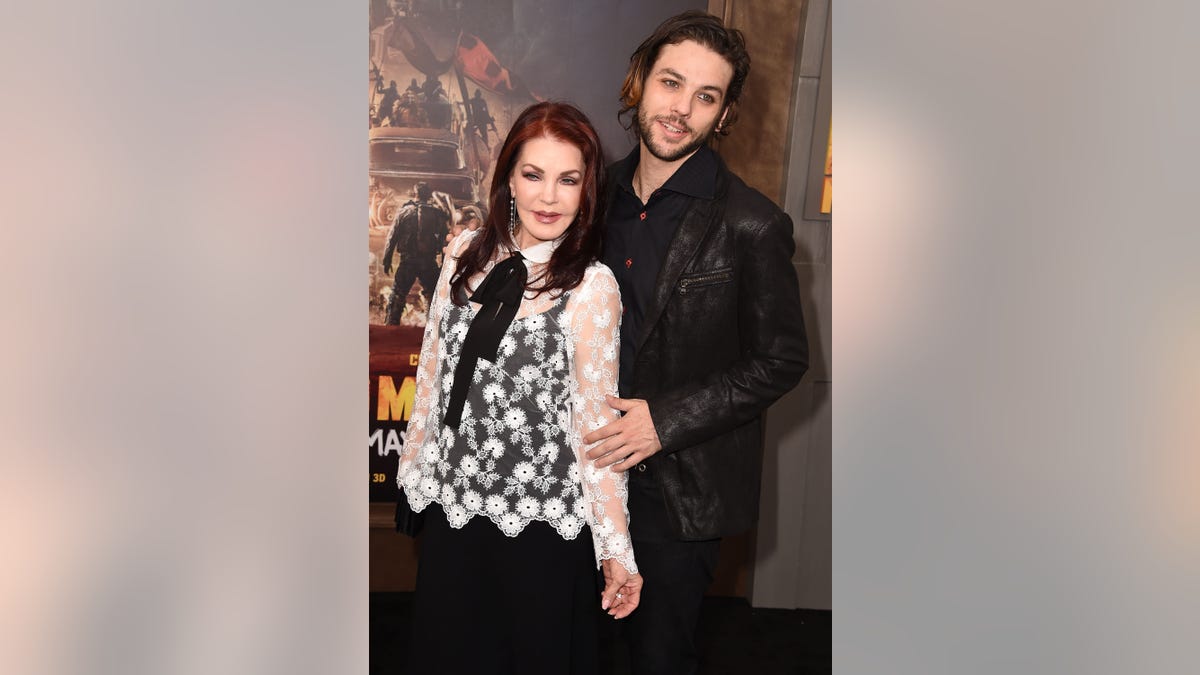 Priscilla Presley poses for a sweet photo with son Navarone Garcia