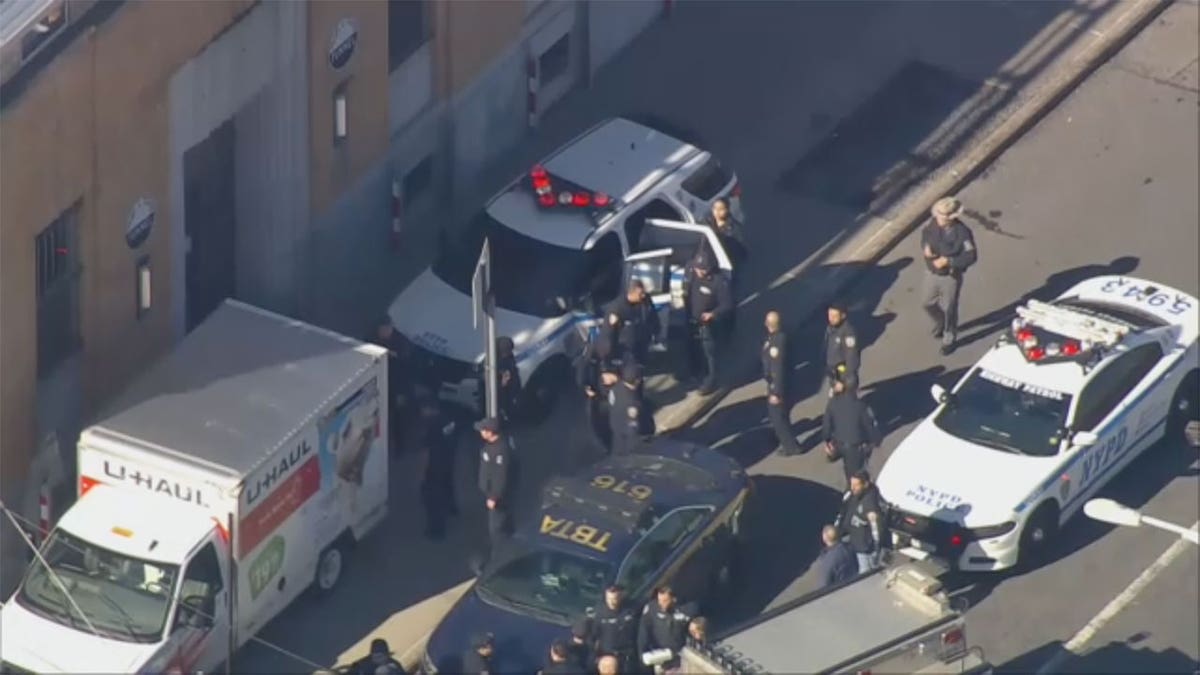 NYPD respond to Uhaul crash