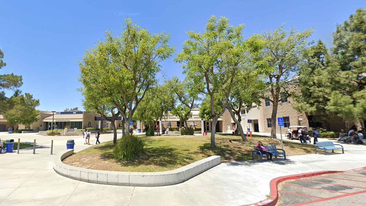 high school campus in California