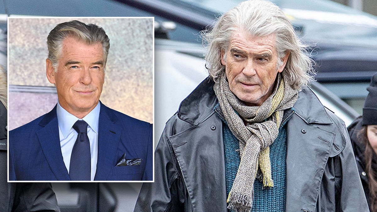 Pierce Brosnan looks unrecognizable on movie set in Ireland Fox News