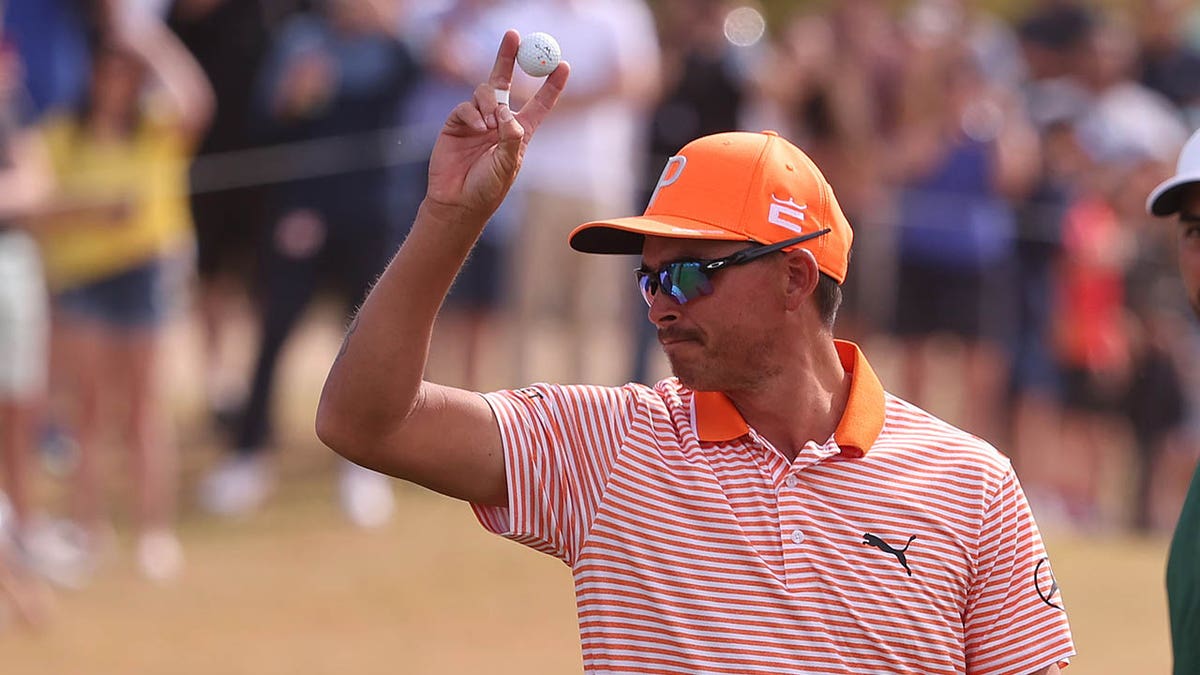 Rickie Fowler after hole in one