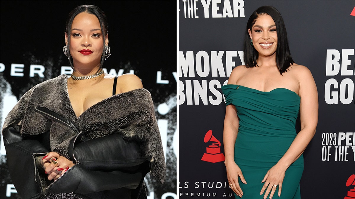 Rihanna Jordina Sparks split photo