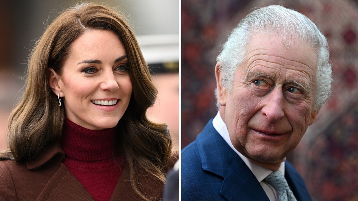 Kate Middleton King Charles split photo