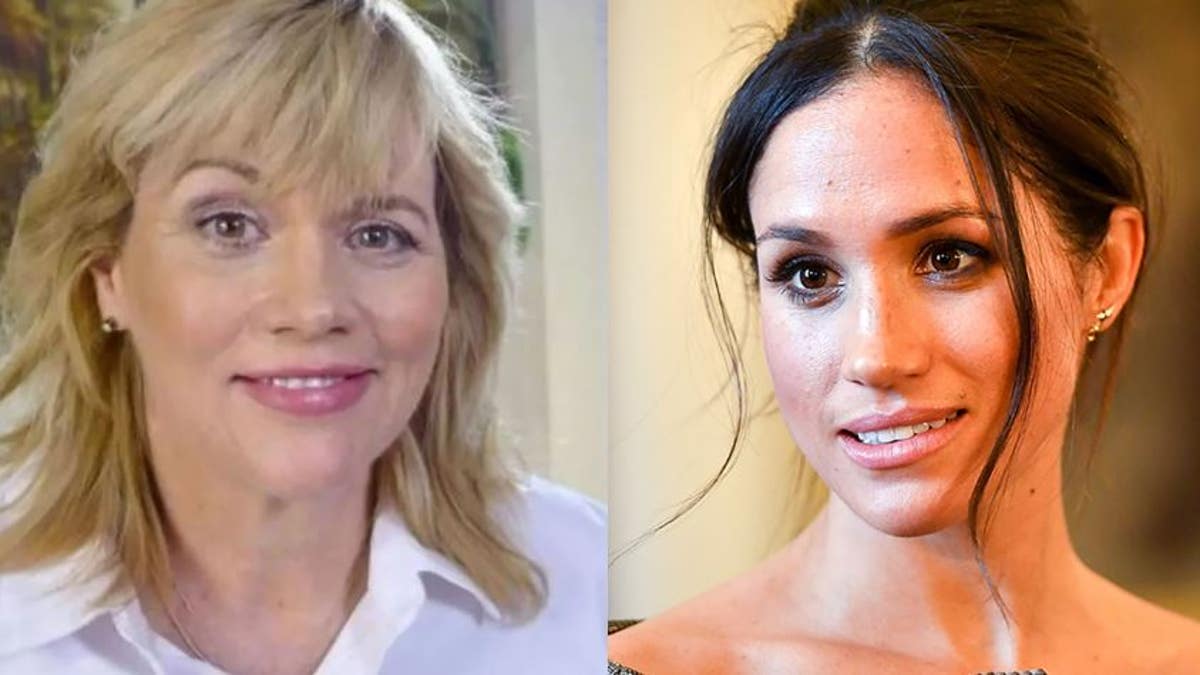 A split of Samantha and Meghan Markle