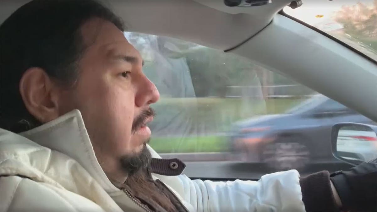 Jerry Gonzales behind the wheel