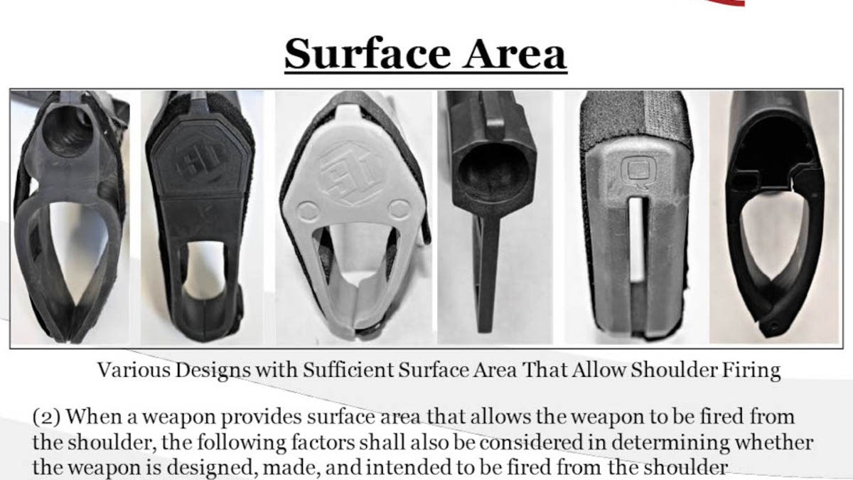 ATF PowerPoint slide with stabilizing brace examples
