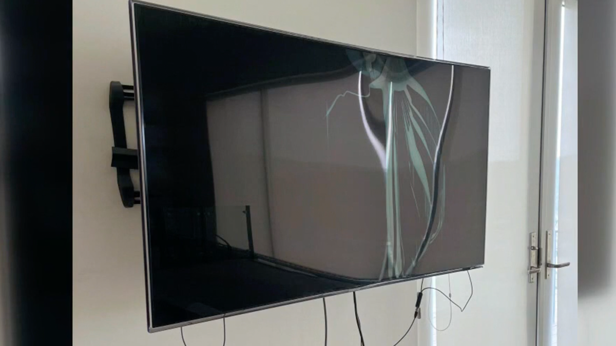 Destroyed TV