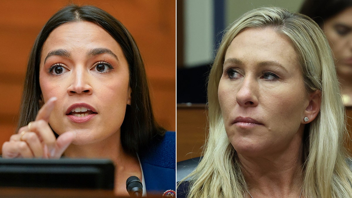 Alexandria Ocasio-Cortez and Marjorie Taylor Greene