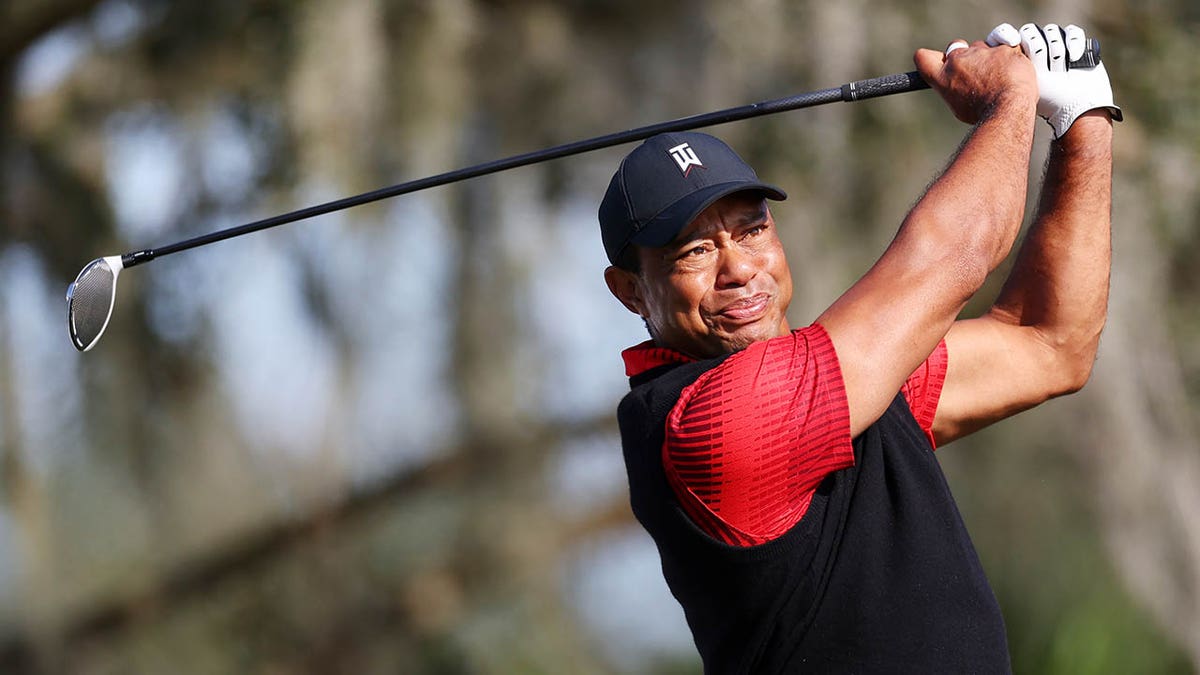 Tiger Woods driving