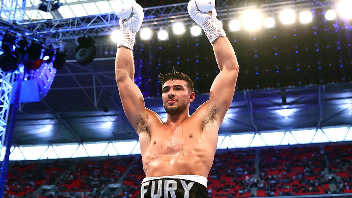 Tommy Fury after winning fight