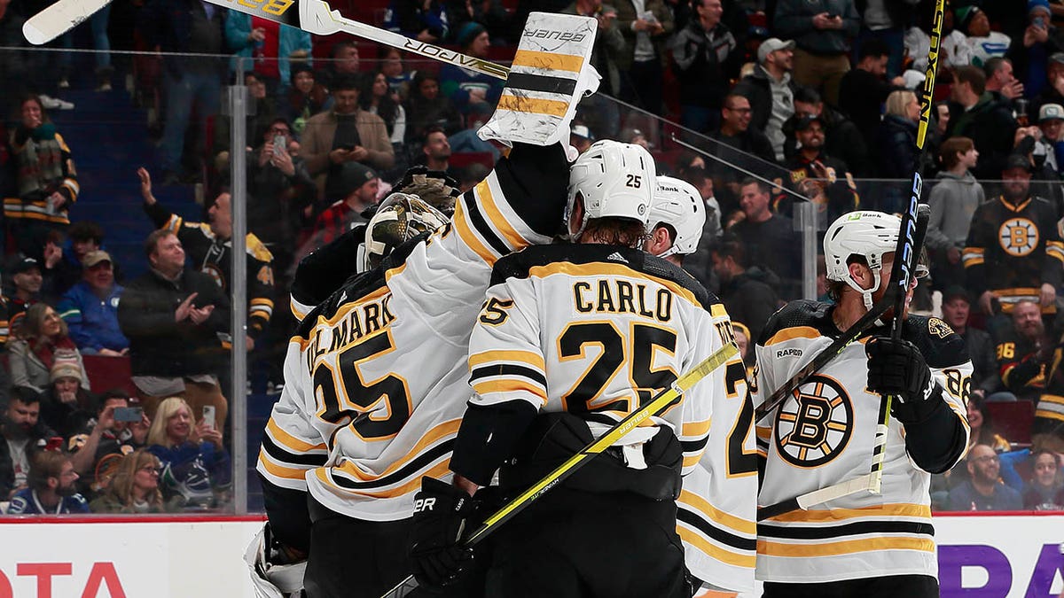 Linus Ullmark Scores Crazy Goalie Goal in Boston Bruins Win