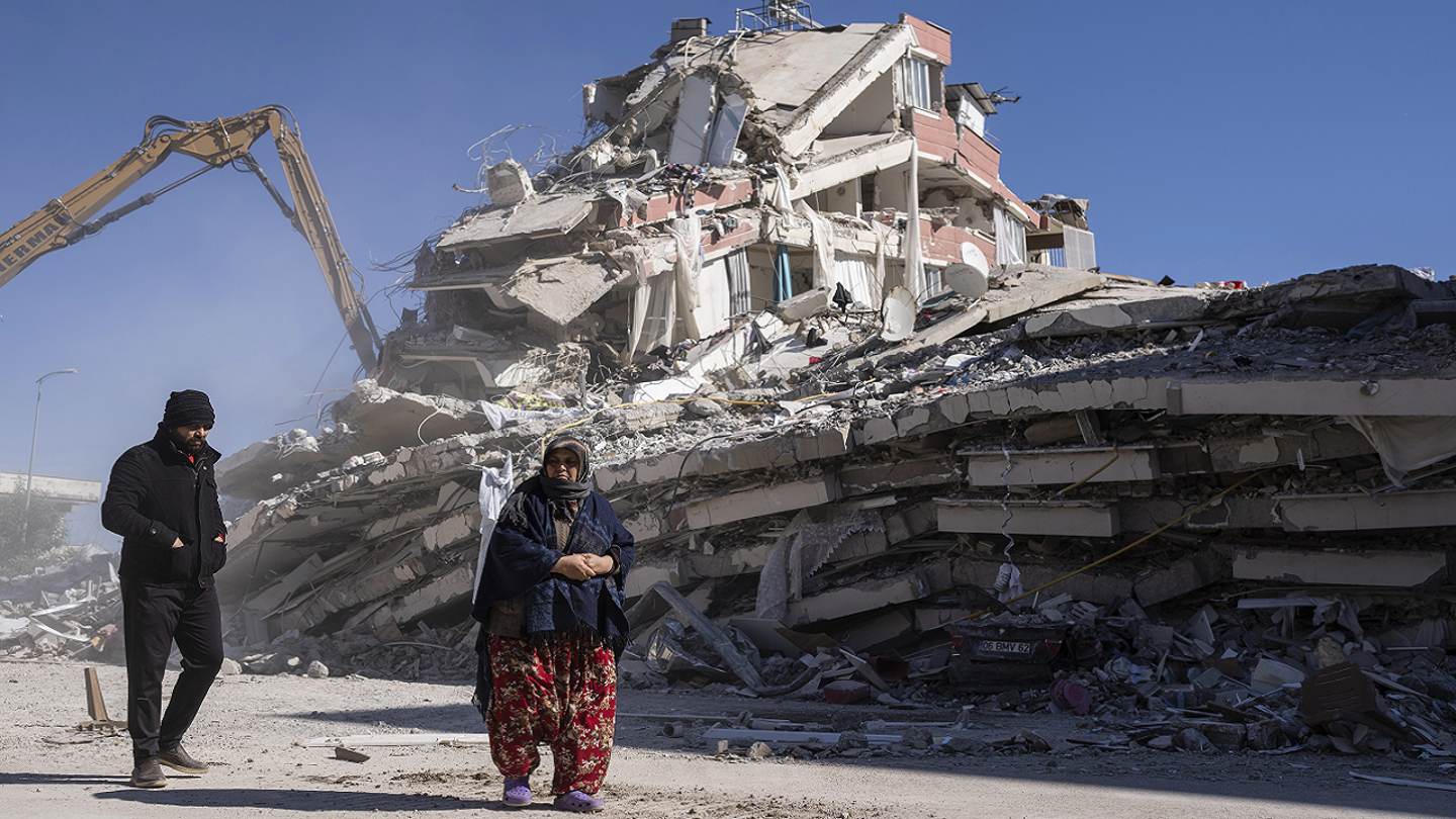 Turkey earthquake rubble