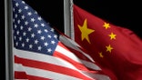 The U.S. and China flags