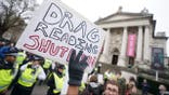 Protests drag queen reading