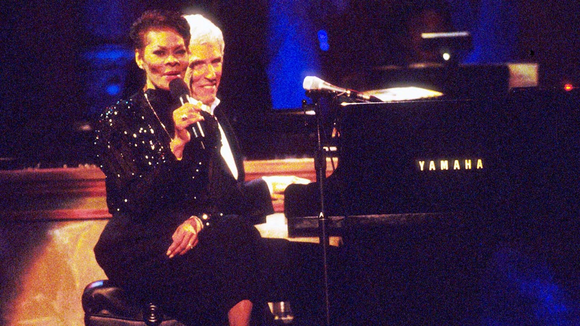 Burt Bacharach performing with Dionne Warwick in Vegas