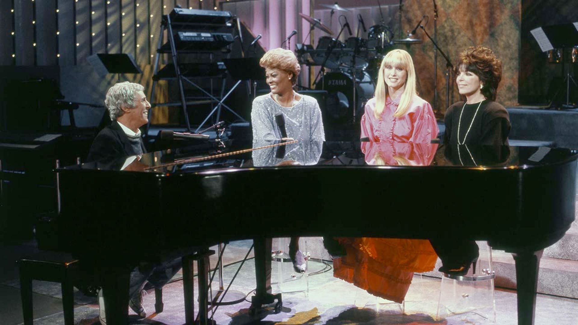 Burt Bacharach, Dionne Warwick and Olivia Newton John singing