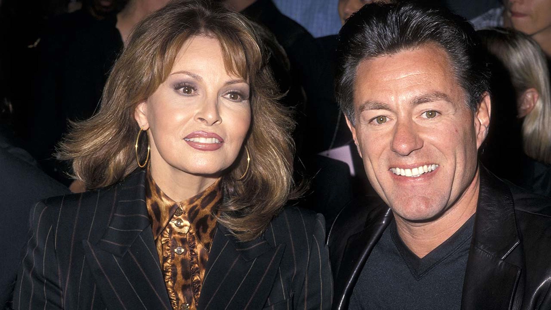 Raquel Welch and Richard Palmer smiling together