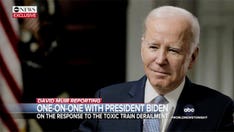 Biden scoffs at East Palestine mayor who claimed he 'doesn't care' about town amid trip to Ukraine