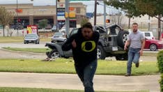 Good Samaritan chases down drunken driver after crash that killed Texas cop: 'You f---ing killed somebody'