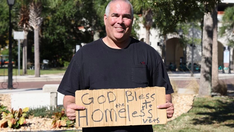 Veteran sues after being arrested for holding 'God bless the homeless vets' sign