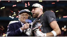 Chiefs' Travis Kelce has message for doubters after Super Bowl LVII win: 'Feel that s---'