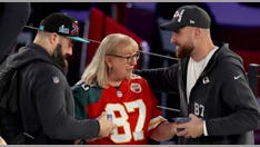 Jason, Travis Kelce get emotional discussing meeting with mother after Super Bowl