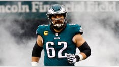 Jason Kelce's pregnant wife to bring OB-GYN to Eagles-Chiefs Super Bowl: 'That could be a super Kelce bowl'