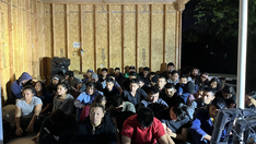 Texas police arrest man for human smuggling after finding stash house with 46 migrants