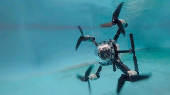 Creepy Chinese drone swims underwater and flies through air