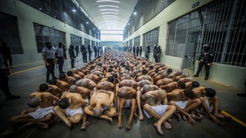 Behind bars: Thousands of criminals, including notorious MS-13 gang members, start filling new 'mega prison'
