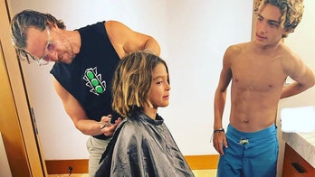 Matthew McConaughey poses with lookalike sons in rare family photo shared by Camila Alves