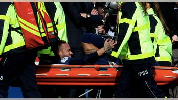Neymar stretchered off field in tears after suffering ankle injury