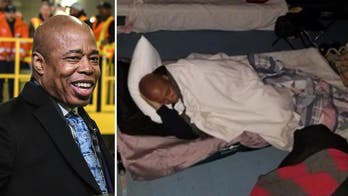 Eric Adams ‘slept like a baby’ at new NYC migrant shelter following migrant stake-out scandal