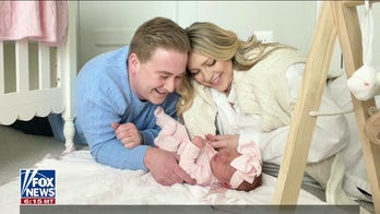 Peter Doocy and Hillary Vaughn celebrate the birth of their daughter