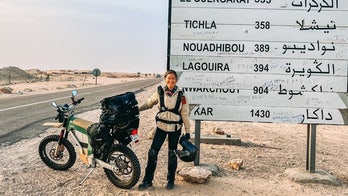 Solo woman first to ride across Africa on an electric motorcycle