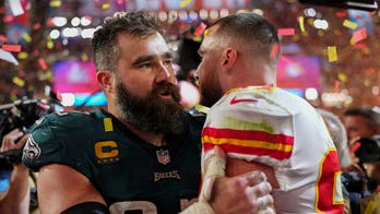 Eagles' Jason Kelce reveals message to emotional brother Travis after Super Bowl