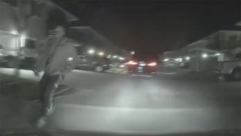 Machete-wielding California man caught on video attacking food delivery driver's vehicle, suspect at large