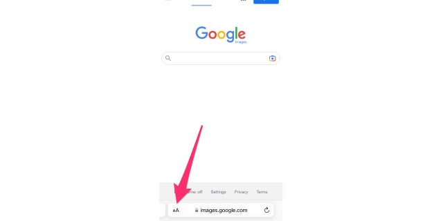 Tangkapan layar bilah pencarian Google.