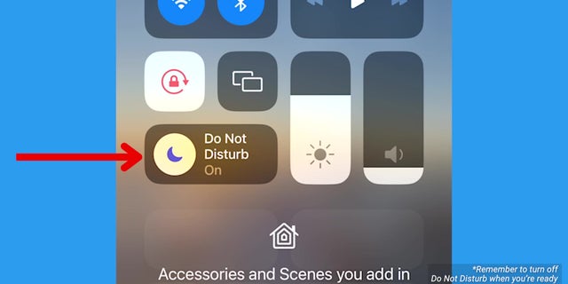Di sinilah untuk menemukan iPhone Anda "Jangan ganggu" pengaturan.