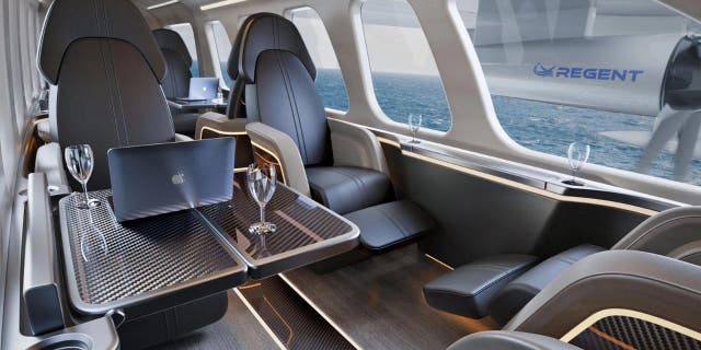 Gambar interior pesawat REGENT Seaglider.
