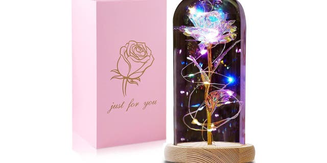 Lampu malam Galaxy Rose.