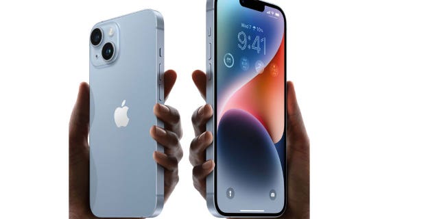 Stock photo of the Apple iPhone with two cameras.